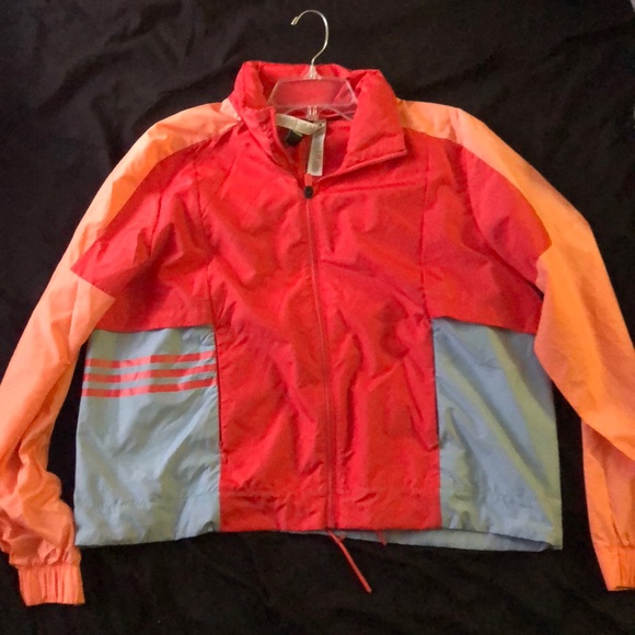 Adidas colorblock windbreaker jacket - Picture 1 of 5